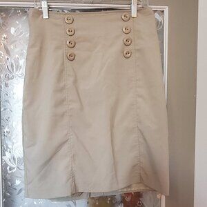 Chadwicks Lined Skirt - Tan - Size 12P